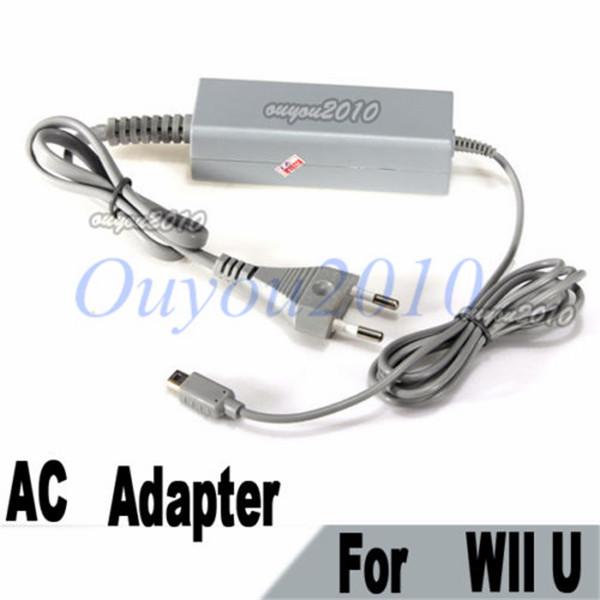 New EU UK US Type Plug Wall AC Adapter Power Charger For Nintendo For Wii U Gamepad Controller Free Shipping