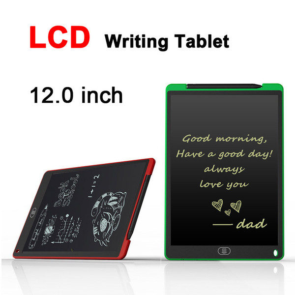 12.0 inch LCD Writing Tablet Drawing Board Blackboard Handwriting Pads Gift for Kids Paperless Notepad Whiteboard Memo With Upgraded Pen