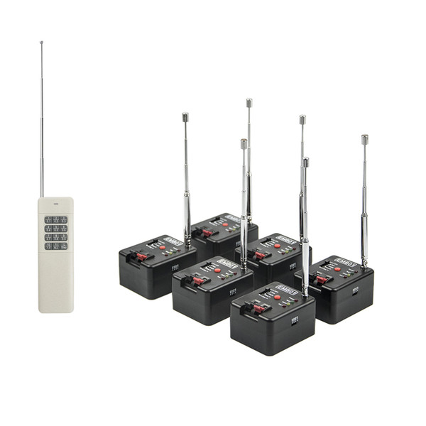 6 Cue Remote 1000M Wireless Fireworks Firing system&Wedding equipment&stage equipment