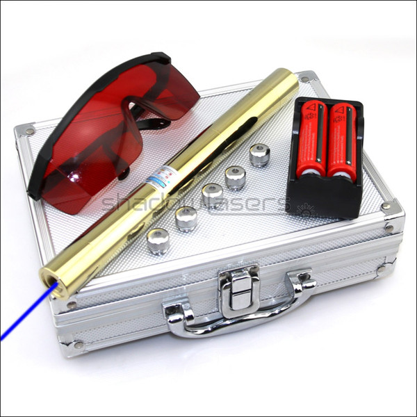 Shadowlasers BX5 High Power 450nm Blue Laser Pointer Laser Torch Visible Lazer Beam Flashlight Hunting With 2*18650 Li Batteries