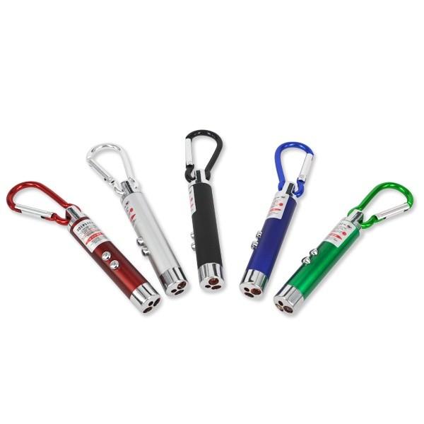 New Arrival Multi-functional Mini 3 in1 LED Laser Light Pointer Key Chain Flashlights Mini Torch Flashlight Money Detector Light