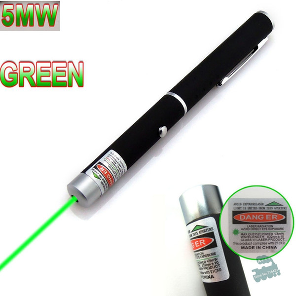 Free DHL new 5mW 532nm GREEN Light Beam Laser Pointer Pen good SOS Mounting Night Hunting Teaching Lights Pointers ppt Without Package