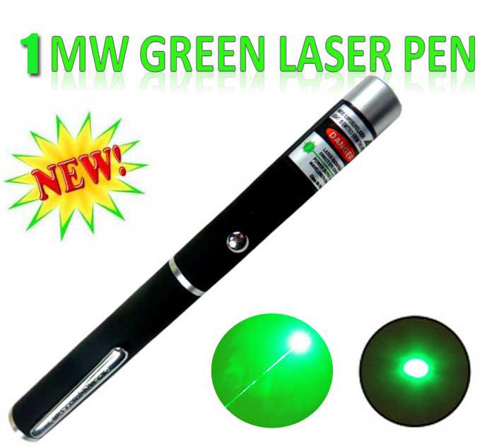 1mw Green Laser Pointer Pen Beam SOS Mounting Night Hunting teaching Xmas gift factory Supplier