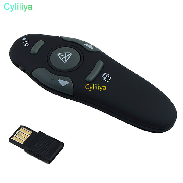 2.4 GHz 2.4GHZ Wireless Presenter with Red Laser Pointers Pen USB RF Remote Control PPT Powerpoint Presentation Page Up/Down