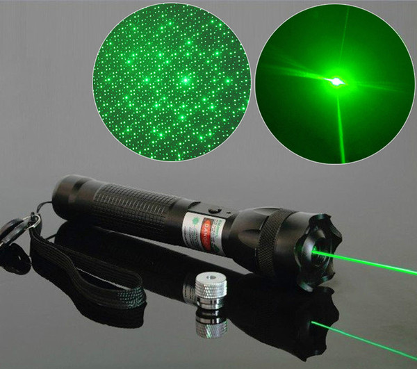 Astronomy Military High Power 532nm Green Laser Pointer Pen + Battery + Charger Visible Beam Lazer Flashlight Free Shipping