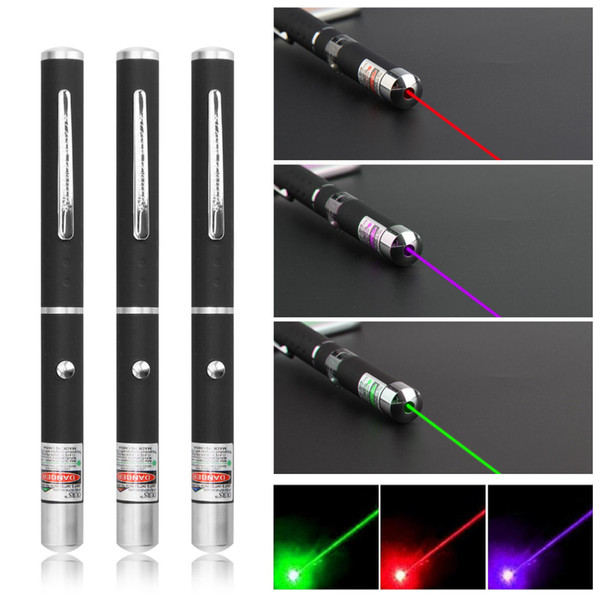 Professional 3 Colors Choose 5mw Laser Pointer Laser powerful point presenter remote lazer pointer