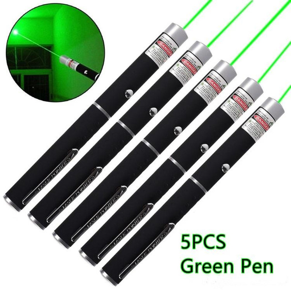 wholesale 5ps New 101 Green Laser Pen 10Miles 5wm 532nm Military Powerful green laser pointer for Outdoor sport Mountaineering teaching