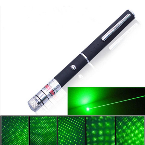 5mW 532nm Green Laser Pointer Pen With Star Cap Projector Professional Lazer Pointer Visible Beam Light