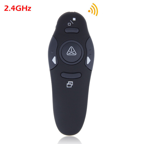 2018 Wireless Presenter with Red Laser Pointers Pen USB RF Remote Control PPT Powerpoint Presentation