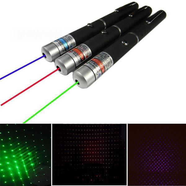 Multi-color 2in1 5mw Laser Pointer Pointers Starry Star Beam Point Pen For Party Teaching Or Stage