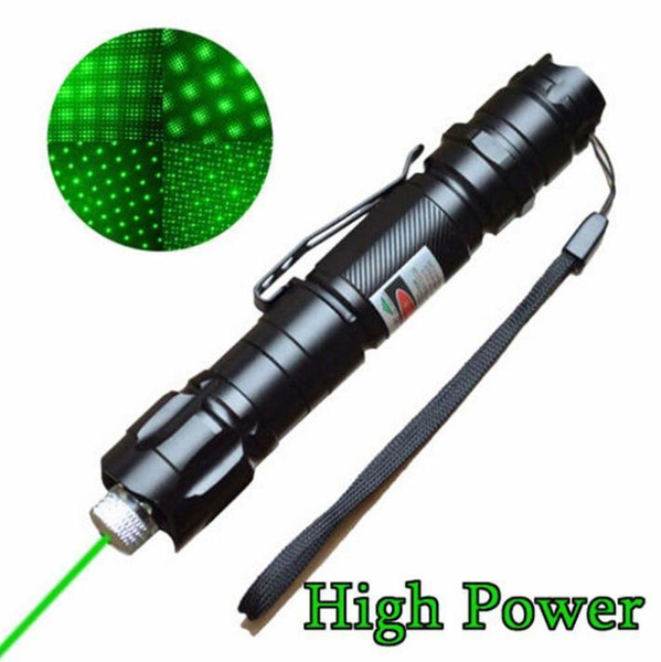 Newest Brand 1mw 532nm 8000M High Power Green Laser Pointer Light Pen Lazer Beam Military Green Lasers