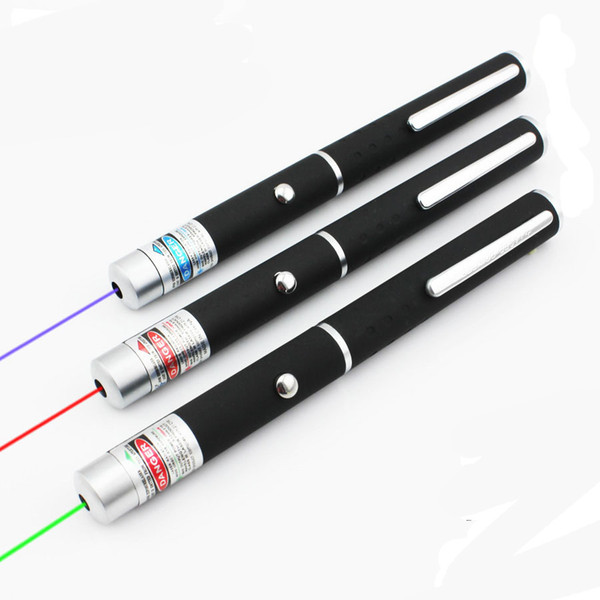 High quality Laser Pointers Great Powerful Light Stylish 650nm 5mw red blue green Laser Pointer Light Pen Lazer Beam dhl shipping