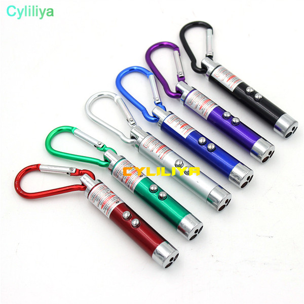 New Arrival Multi-functional Mini 3 in1 LED Laser Light Pointer Key Chain Flashlights Mini Torch Flashlight Money Detector Light