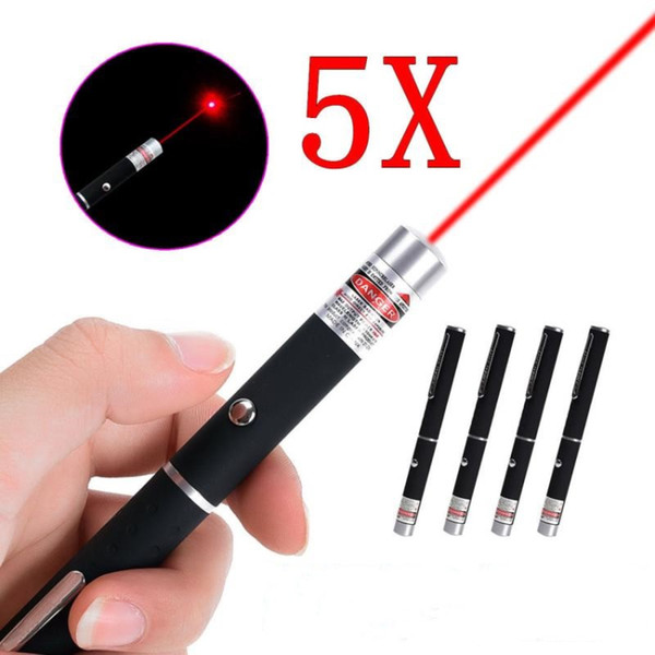 wholesale 5ps New 101 Red Laser Pen 10Miles 5wm 650nm Military Powerful red laser pointer for Outdoor sport Mountaineering teaching