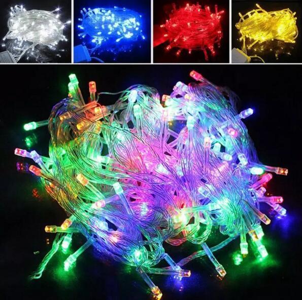 2017 Led string Christmas crazy selling 10M/PCS 100 LED string Decoration Light 110V 220V For Party Wedding led Christmas twinkle lighting