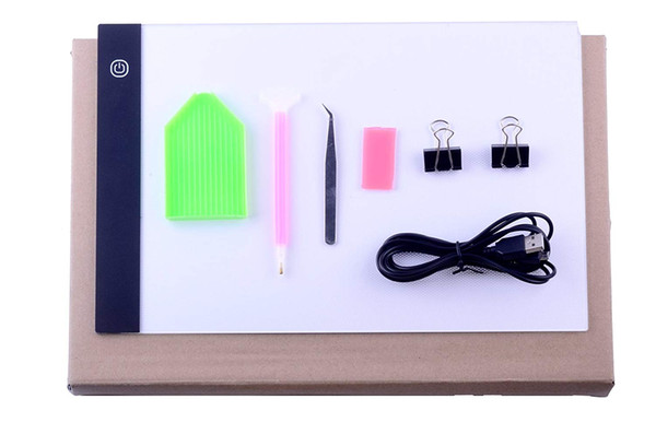 LED Light Box A4 Ultra-thin USB Powered Adjustable Light Pad for Tracing