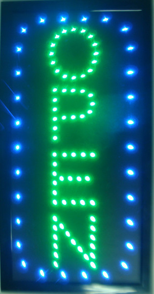 LED Open Vertical LED Neon Sign 19x10