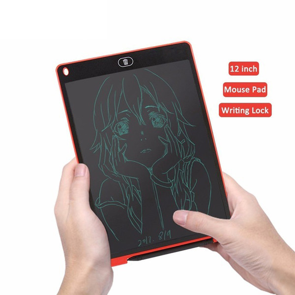 12 Inch LCD Writing Digital Tablets Handwriting Graphic Pads Portable Electronic Memo Notepads Message Board For Drawing