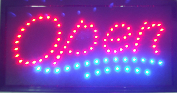 direct selling customed 10*19 inch indoor Ultra Bright led open sign/Vape E-liquid Sign/bar sign/store signs/welcome sign wholesale