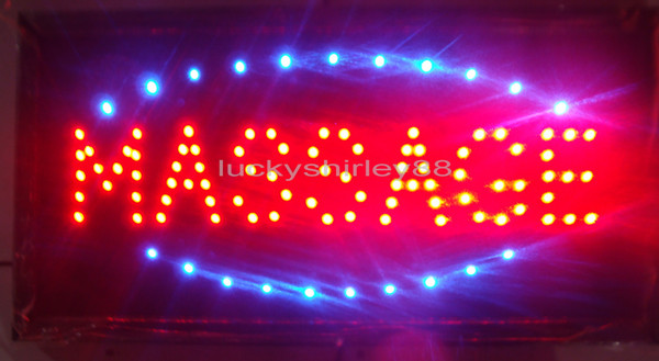 Super brightly customized led light sign led Massage sign neon Massage sign indoor