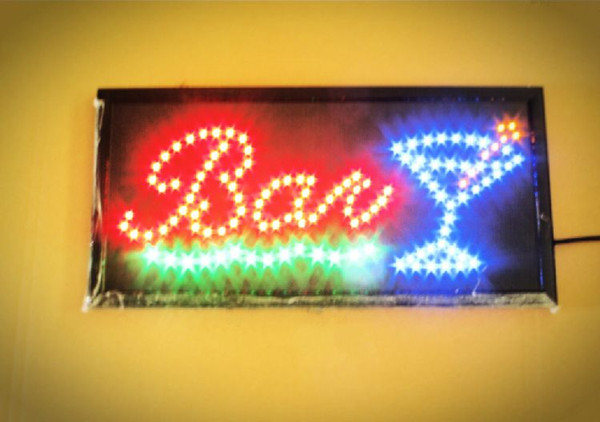 high quality 2018 new design led sign board factory led bar sign