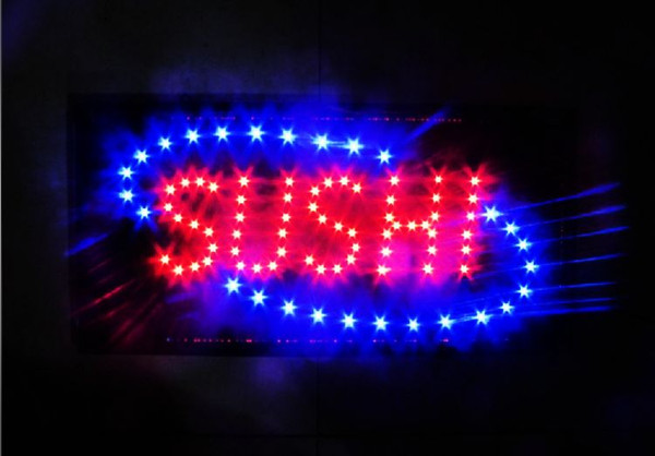 2018 energy efficient acrylic led signage led sushi sign