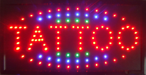 2016 New arriving led light signs led tattoo shop neon sign health care shop sign wholesale