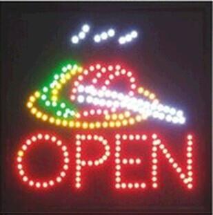 2016 direct selling Graphics 19x19 Inch restaurant Shop open Neon Signboard of Led led billboards Wholesale