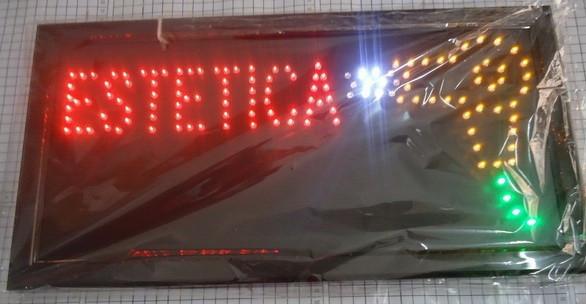 Led- 2016 hot sale 10X19 inch indoor Ultra Bright running Estetica/barber shop Neon light sign board wholesale