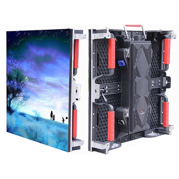 Stage show background display P3.91 Indoor 500x1000mm SMD2121 led die casting rental display cabinet nova card for TV station