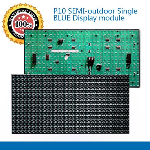 LED P10 SEMI-outdoor Single blue Display module