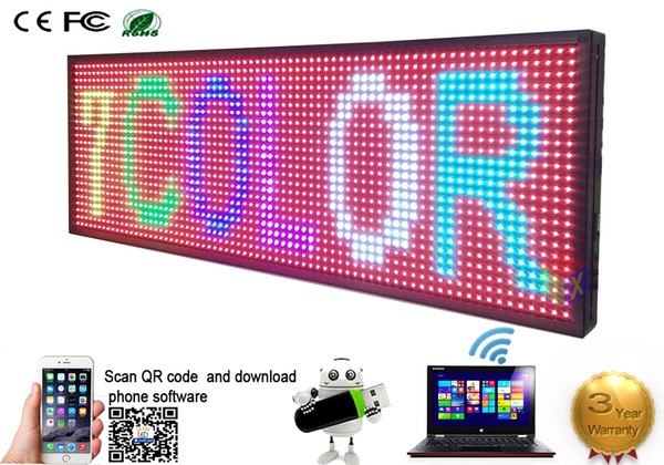 LED Programmable Electronic P13 RGB COLOR OUTDOOR Sign LED Display 39