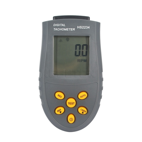 excellent Digital Laser Tachometer Photo LCD RPM Test Small Engine Motor Rotational Speed Meter Non-contact Measuring Instrument