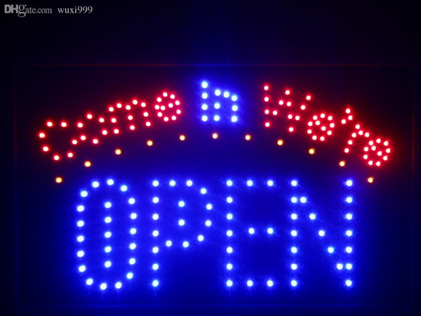 nled003-b Come in we're OPEN LED Neon Sign 16