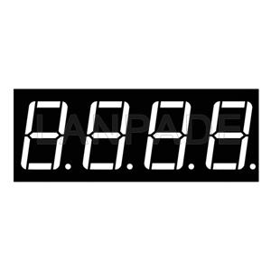 LED 7-Segment Display 0.56inch Four-Digit CC DHL Free Shipping