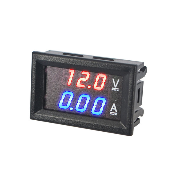 DC 100V 10A digital Voltmeter Ammeter voltimetro amperimetro Blue Red LED Amp Dual Volt Meter Gauge