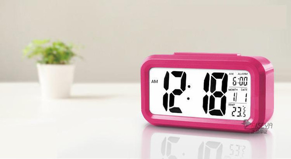 Wholesale Modern Large-Display Digital Alarm Clock led with Calendar Electronic Desk Table Clocks