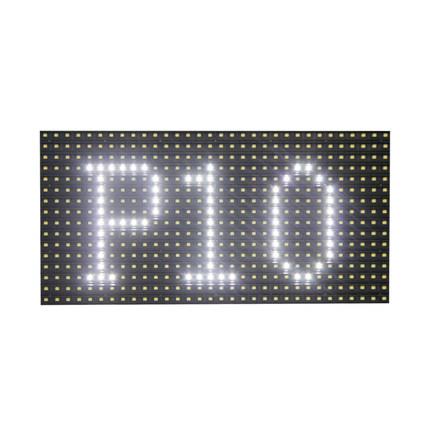 free shipping outdoor p10 smd white color led scrolling sign module 320*160mm for LED text display