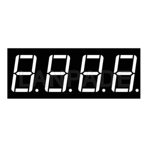 LED 7-Segment Display 0.56inch 4-Digit CA DHL Free Shipping