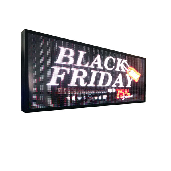 LED display advertising screen indoor electronic scroll screen logo USB can edit text images