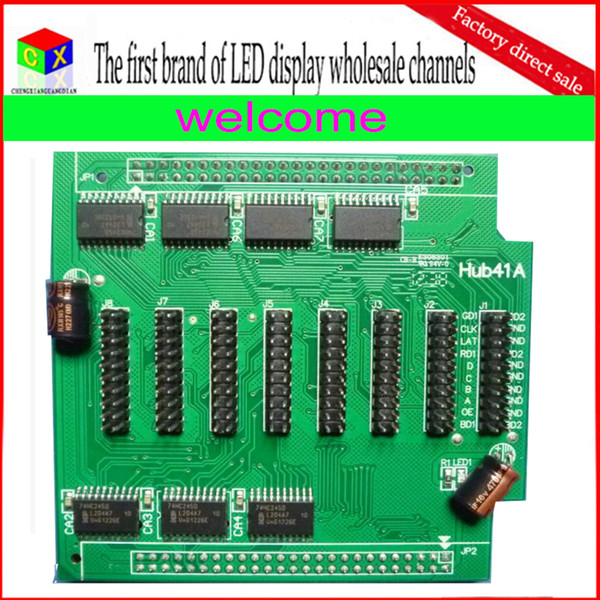 free shipping Hub41A board for led synchronous control system can match Linsn RV901 Nova MRV3000 Colorlight 5A