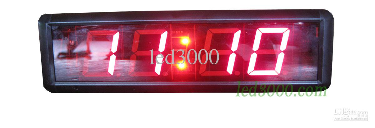 1.8inch red color minutes and seconds countdown LED clock free shipping(HIT4-1.8R)