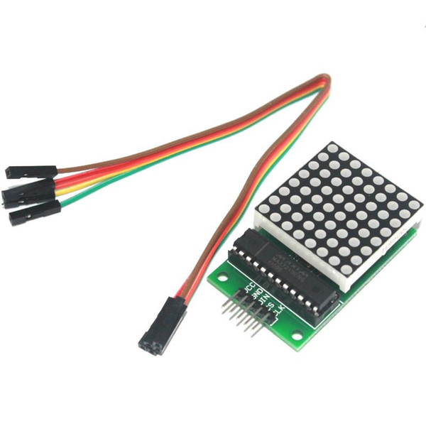 Wholesale-Smart Electronics MAX7219 LED Display Control 8 Digit Dot Matrix Module for Arduino Diy Starter Kit MAX 7219 with Dupont Cable