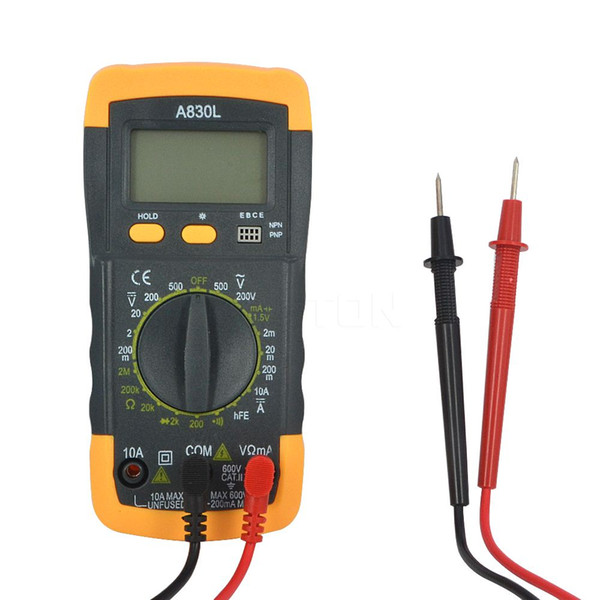 DMM A830L LCD Digital Multimeter Electrical DC AC Voltage Diode Freguency Multitester Ammeter Voltmeter Ohmmeter Current Tester