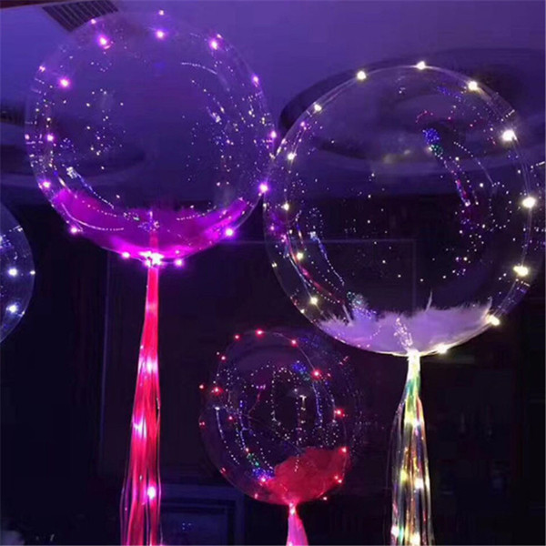 New Romantic LED Light Balloon For Wedding Celebration Party Bar Decoration Light Up Balloon Flashing Balloon Lighting Balloons