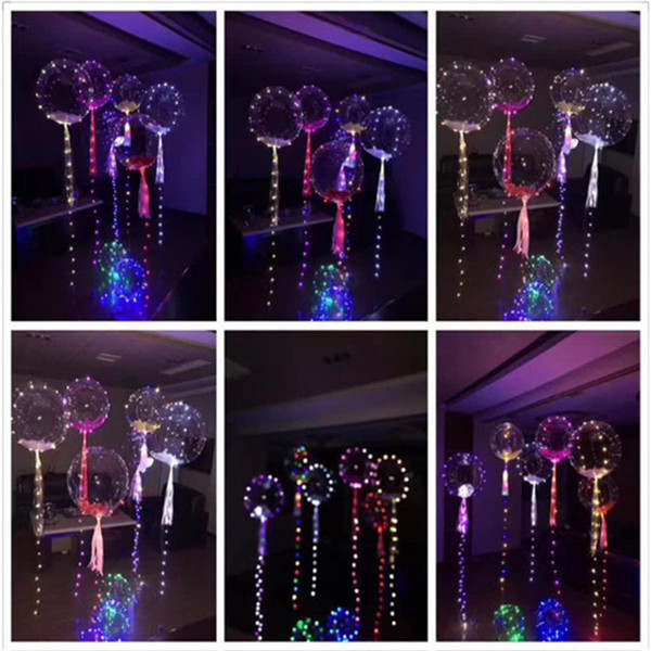 Romantic LED Light Balloon For Wedding Celebration Party Bar Decoration Light Up Balloon Flashing Balloon Lighting Balloons