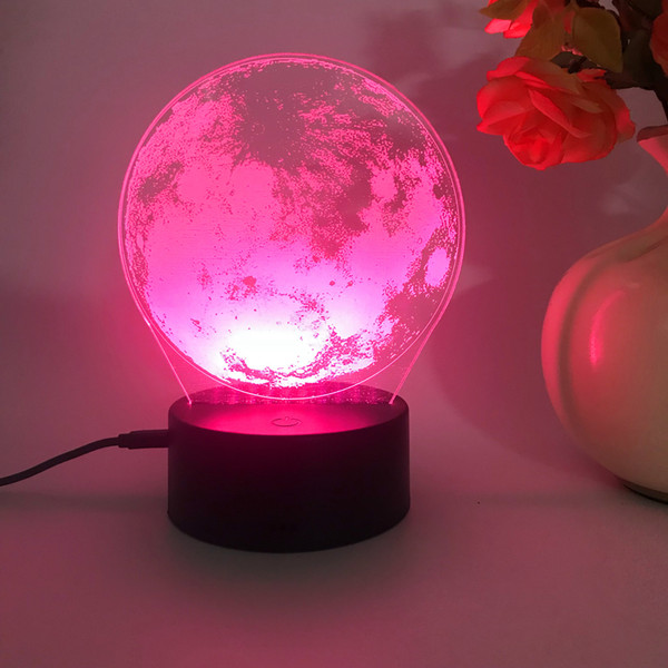 3D earth Smart Home Animal 3d Night Light LED Remote Control Touch Colorful Visual Light Visual Lights kid toys