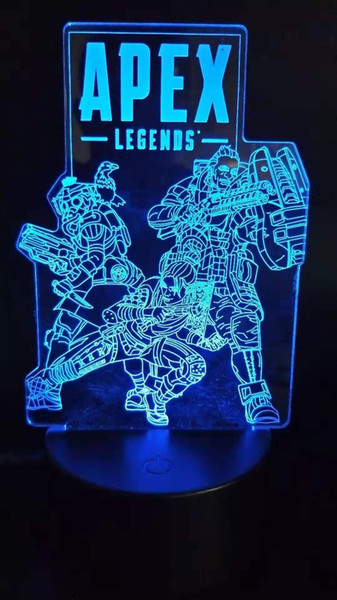 APEX Legends 3d night light led creative visual decorative smart home lights novel living room lights gift table lamp