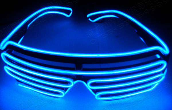 2018 new Led light Eyeglass Men And Women Stage Performance EL Wire LED Light Glasses Carnival Festival Party accessories