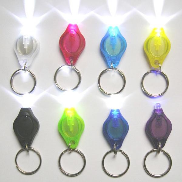 Mini Torch Keychain Light Keyring UV Light LED Bulbs Micro Light Keychain Flashlight